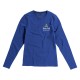 Ponoka – Öko-Langarmshirt für Damen, blau, XS Ponoka – Öko-Langarmshirt für Damen, blau, XS