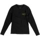 Ponoka – Öko-Langarmshirt für Damen, schwarz, L Ponoka – Öko-Langarmshirt für Damen, schwarz, L