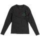 Ponoka – Öko-Langarmshirt für Damen, anthrazit, XL Ponoka – Öko-Langarmshirt für Damen, anthrazit, XL