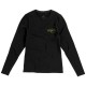 Ponoka – Öko-Langarmshirt für Damen, schwarz, L Ponoka – Öko-Langarmshirt für Damen, schwarz, L