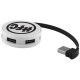 Round USB Hub, weiss,schwarz Round USB Hub, weiss,schwarz
