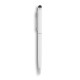 Schlanker Aluminiumkugelschreiber mit Stylus, weiß Schlanker Aluminiumkugelschreiber mit Stylus, weiß