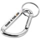 Timor Schlüsselanhänger mit Karabiner, silber Timor Schlüsselanhänger mit Karabiner, silber