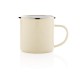 Vintage Emaille Becher, weiß Vintage Emaille Becher, weiß