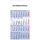 4-Monats-Wandkalender Quattro 2020 hellblau/weiß 4-Monats-Wandkalender Quattro 2020 hellblau/weiß