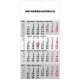 4-Monats-Wandkalender Quattro 2020, Hellgrau/Weiß 4-Monats-Wandkalender Quattro 2020, Hellgrau/Weiß