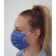 Gesichtsmaske für Mund-Nasenabdeckung, Textil blau, einlagig, inkl. Druck Gesichtsmaske für Mund-Nasenabdeckung, Textil blau, einlagig, inkl. Druck