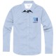 Wilshire Damen Langarm Bluse, blau mattiert, M Wilshire Damen Langarm Bluse, blau mattiert, M