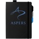 Alpha A5 Notizbuch mit Seitentrennern, schwarz Alpha A5 Notizbuch mit Seitentrennern, schwarz