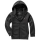 Arora Kinder-Kapuzenpullover mit durchgehendem Reißverschluss, anthrazit, 104 Arora Kinder-Kapuzenpullover mit durchgehendem Reißverschluss, anthrazit, 104