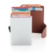 C-Secure RFID Kartenhalter und Geldbörse, braun,silber C-Secure RFID Kartenhalter und Geldbörse, braun,silber