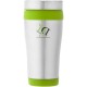 Elwood 470 ml Isolierbecher, silber,Lindgrün Elwood 470 ml Isolierbecher, silber,Lindgrün