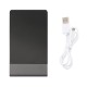 Flache Powerbank 4.600 mAh, schwarz,grau Flache Powerbank 4.600 mAh, schwarz,grau