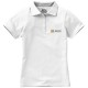 Hacker Damen Poloshirt, weiss,grau, S Hacker Damen Poloshirt, weiss,grau, S