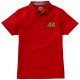 Hacker Poloshirt für Herren, rot,grau, S Hacker Poloshirt für Herren, rot,grau, S