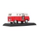 Modellauto VW T1 1:38, rot Modellauto VW T1 1:38, rot