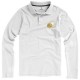 Oakville langärmliges Poloshirt für Herren, weiss, XXL Oakville langärmliges Poloshirt für Herren, weiss, XXL