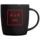 Tasse aus Keramik, 300 ml, schwarz Tasse aus Keramik, 300 ml, schwarz
