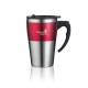 Highland Isolierbecher, rot,silber Highland Isolierbecher, rot,silber