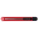 Schlankes Kartonmesser aus Kunststoff, rot Schlankes Kartonmesser aus Kunststoff, rot