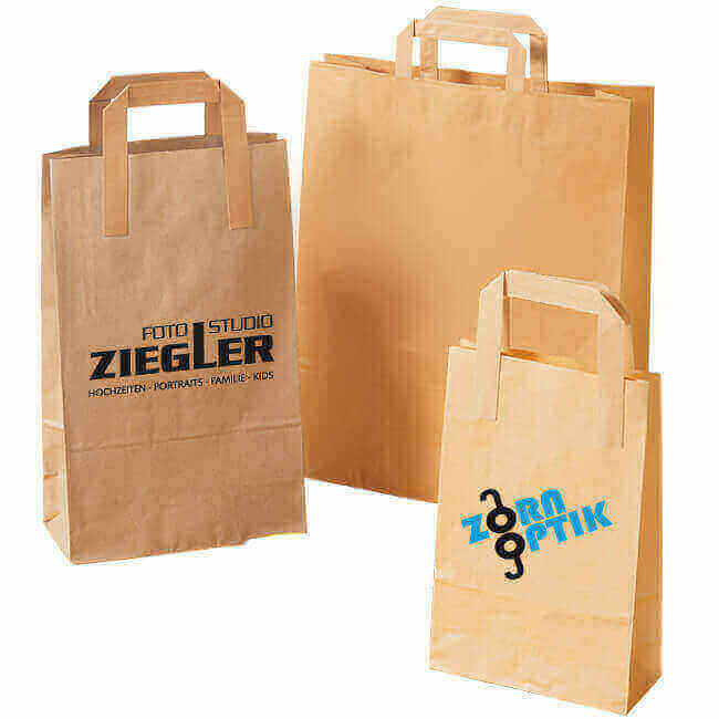 Papiertragetaschen sind praktische Helfer auf Messen. Papiertragetaschen sind praktische Helfer auf Messen.